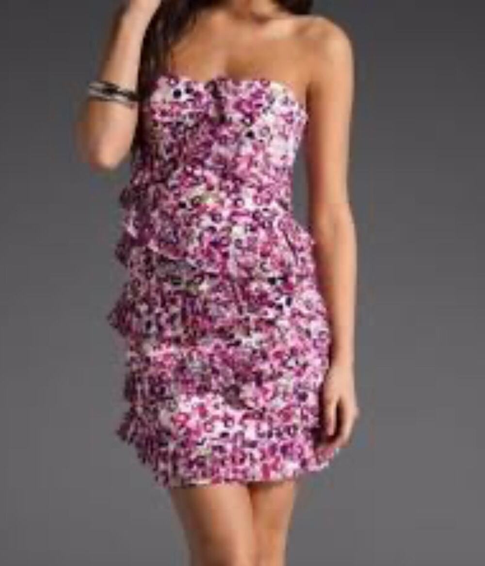 Cynthia Steffe Strapless Dress 4 NWOT